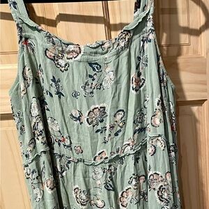 Maurice’s floral spaghetti strap midi dress. Size XL